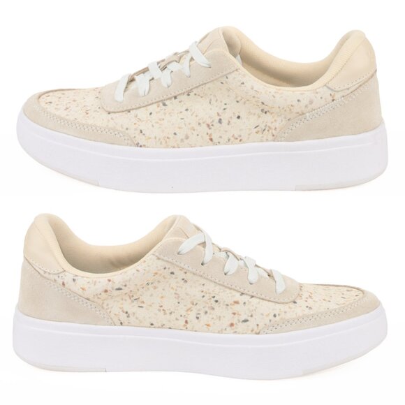 Kizik Prague Slip-On Sneakers Beige Speckled Terrazzo W 8 NWOB - Picture 5 of 12